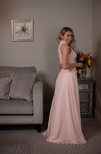Load image into Gallery viewer, Pink chiffon dress
