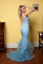 Load image into Gallery viewer, Blue bridemaids dress
