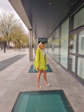 Load image into Gallery viewer, green suit for women with skirt 
