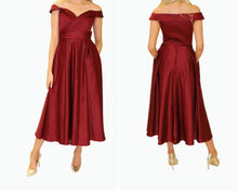 Load image into Gallery viewer, Red Midi Dress 
