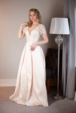 Load image into Gallery viewer, Champagne ball gown dresses
