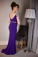 Load image into Gallery viewer, Purple special occasion dresses
