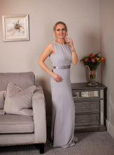 Load image into Gallery viewer, Grey special occasion dress
