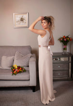 Load image into Gallery viewer, Cream long dress
