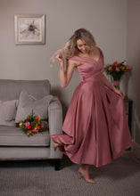 Load image into Gallery viewer, Midi bridesmaids dress
