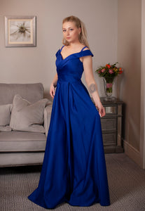 Blue bridesmaids dress