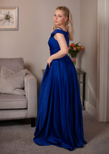 Load image into Gallery viewer, Navy Long special occasion dress
