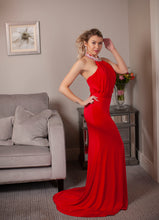 Load image into Gallery viewer, Red bridesmaids dresses

