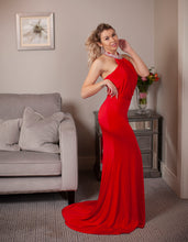 Load image into Gallery viewer, Bright Red Debs Dress
