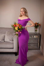 Load image into Gallery viewer, Purple special occasion dresses
