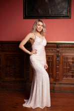 Load image into Gallery viewer, White sequin dress
