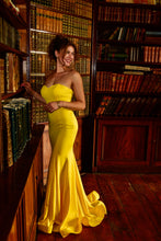 Load image into Gallery viewer, yellow bridesmaids dress
