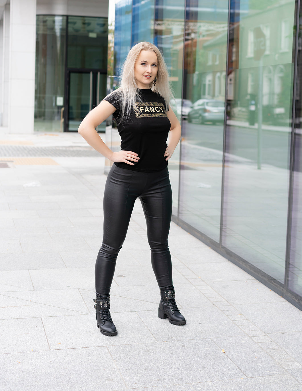 ladies leather trousers 