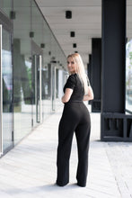 Load image into Gallery viewer, Black jumpsuit casual
