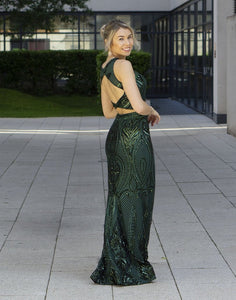 Emerald sequin dress online Ireland